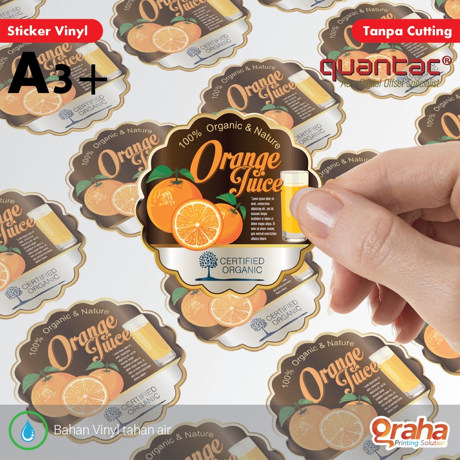 Print A3 Glosy / Matte / Transparent Vinyl Stickers (Without Cutting ...