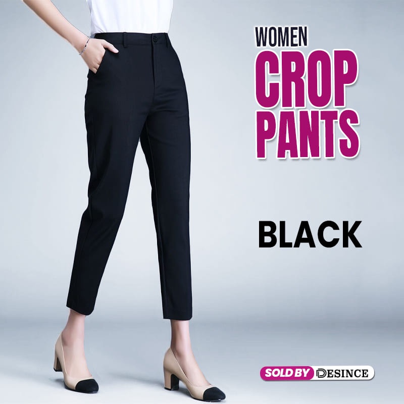 🇲🇾 DESINCE Women Long Pants Woman Formal Smart Casual Plus Size Pants ...