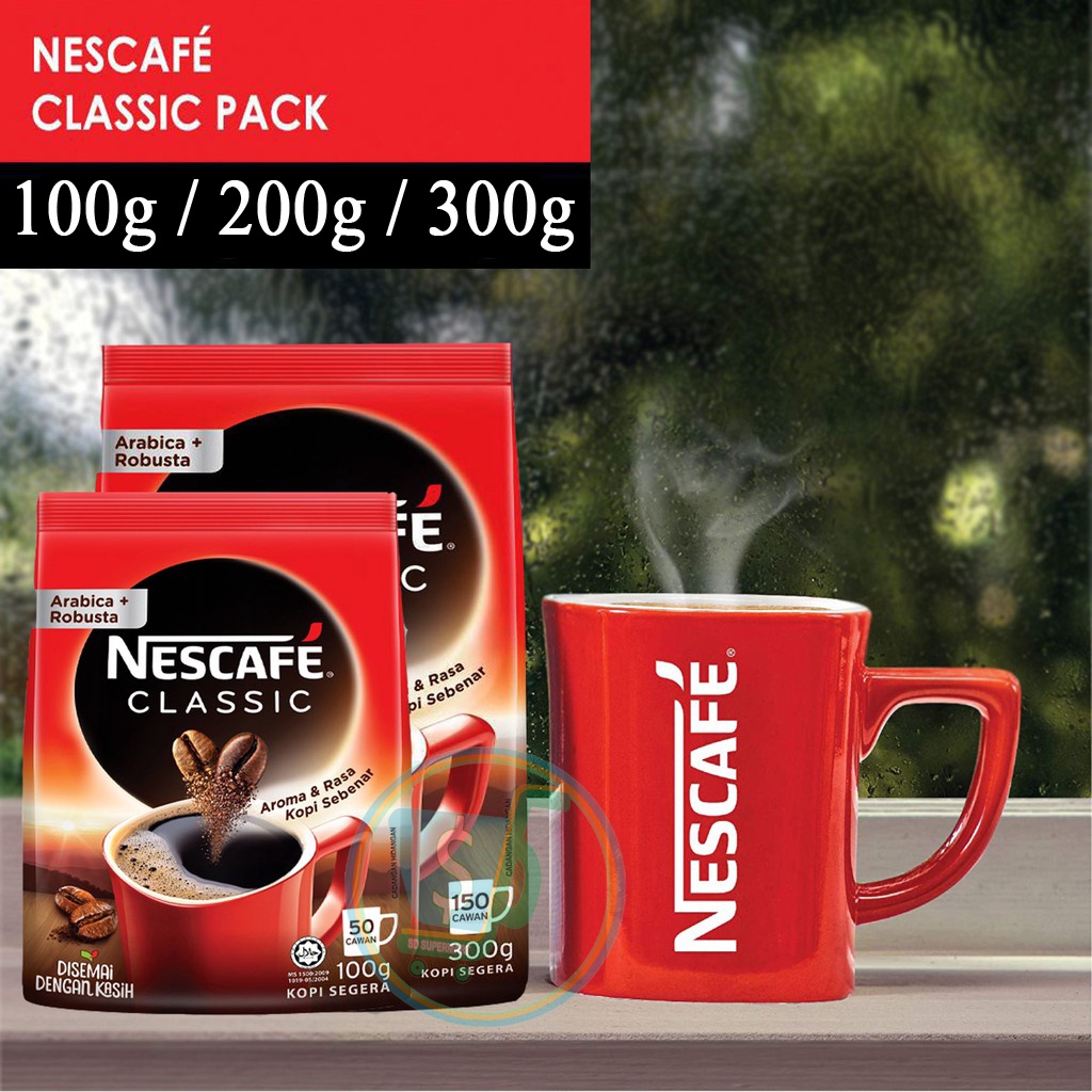 (Exp 20242025) NESCAFE Classic Coffee Refill Pack 300gm / nescafe