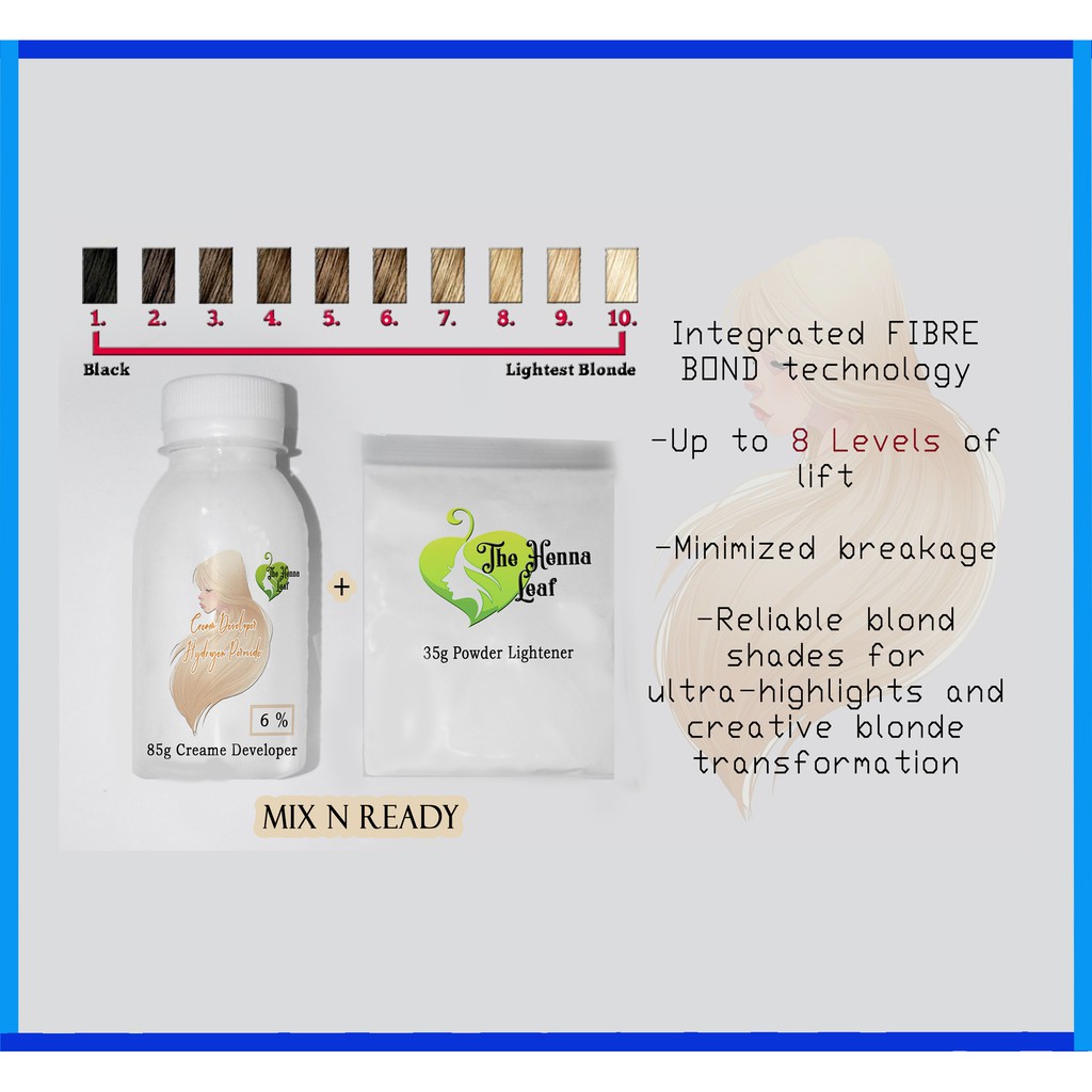 🔥HOT SALE🔥 HAIR BLEACH DEVELOPER AND POWDER SET Bleaching Hair (1st Lightener with integrated