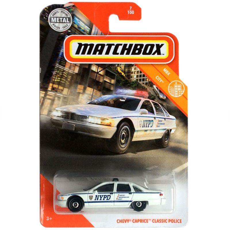 Matchbox Chevy Caprice Classic Police NYPD MBX City | Shopee Malaysia