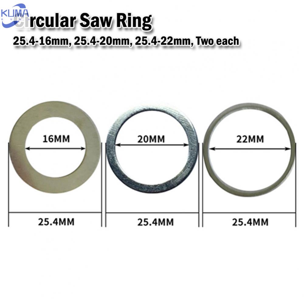 6x Diamond Circular Saw Blade Reduction Ring Bore Bush Washer Adapter