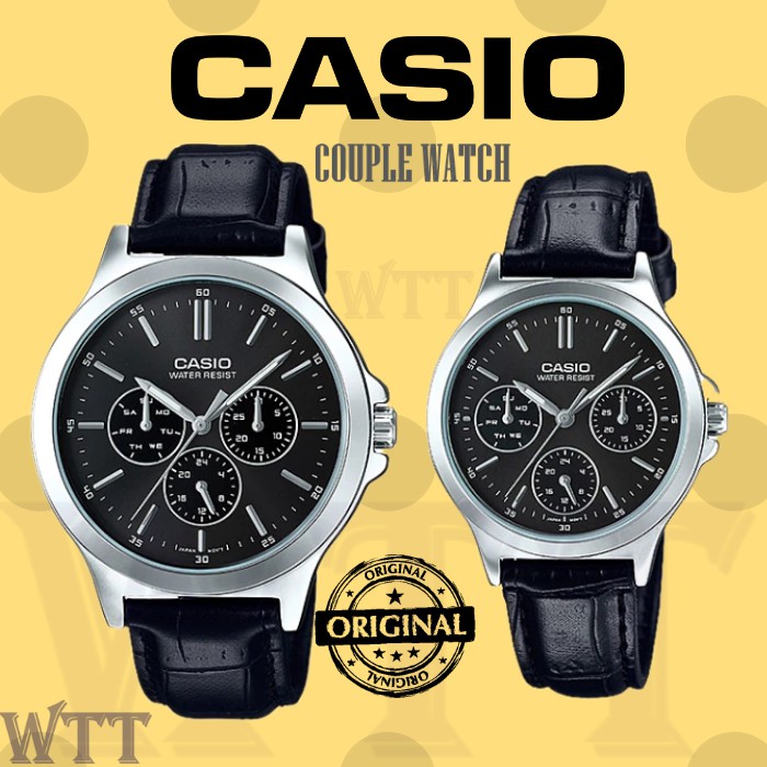 Jam casio 2025 couple original