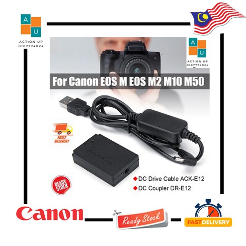 Canon Eos R50 YUEFANSEN LP-E12 LC-E12 LC-E12E Akkuladegerät Für Lp-e12 Akku Canon Eos M50 Objektiv