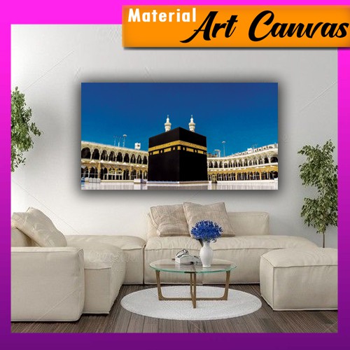 Art Canvas Frame Khat Kaabah With Stretching Frame Calligraphy Khat