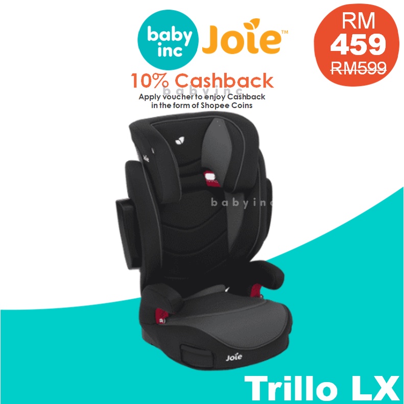 Joie Trillo LX Booster Car Seat Shopee Malaysia
