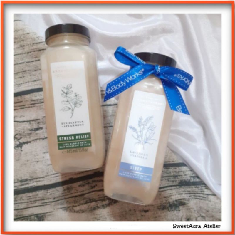 💯 AUTHENTIC Bath & Body Works Aromatherapy Luxe Bubble Bath Shopee