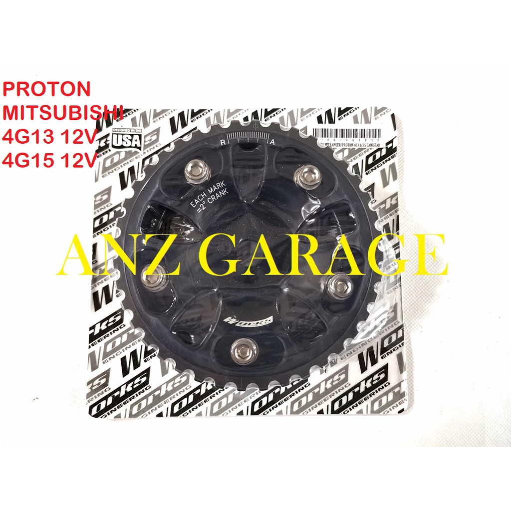 4G13 4G15 12V WORKS ENGINEERING ADJUSTABLE CAM PULLEY 100% ORIGINAL ...