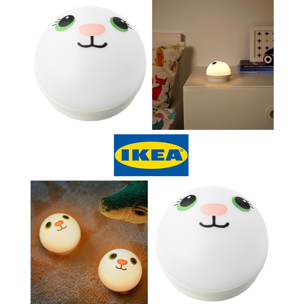 [READY STOCK] IKEA KORNSNO LED NIGHT LIGHT WHITE/RABBIT BATTERY ...
