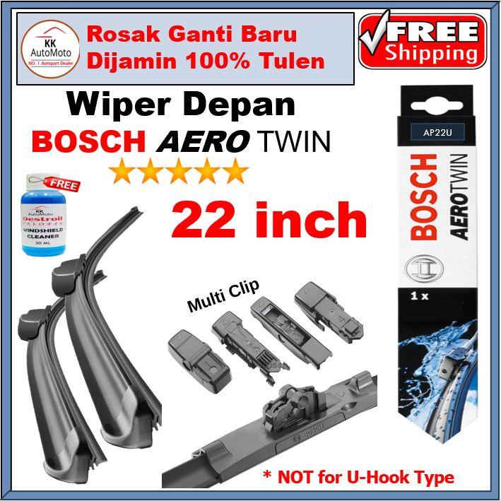 BOSCH AEROTWIN Plus 22 inch Wiper Blade Multi Clip NOT For U