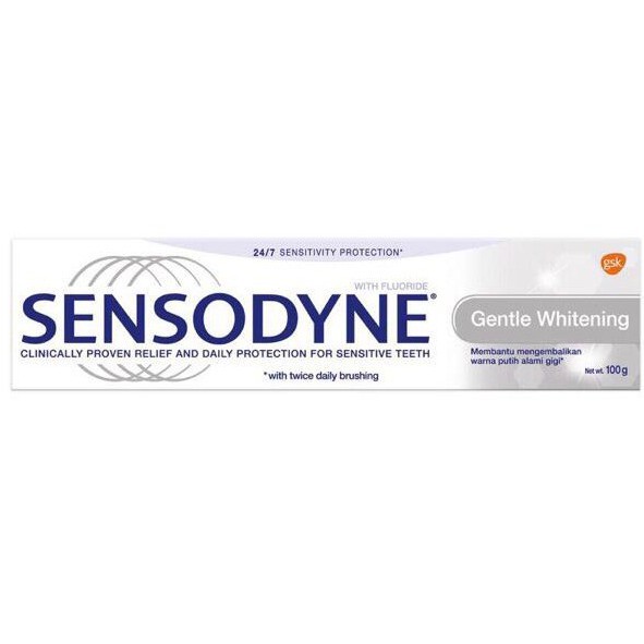 Sensodyne Gentle Whitening Fluoride Toothpaste 100g | Shopee Malaysia