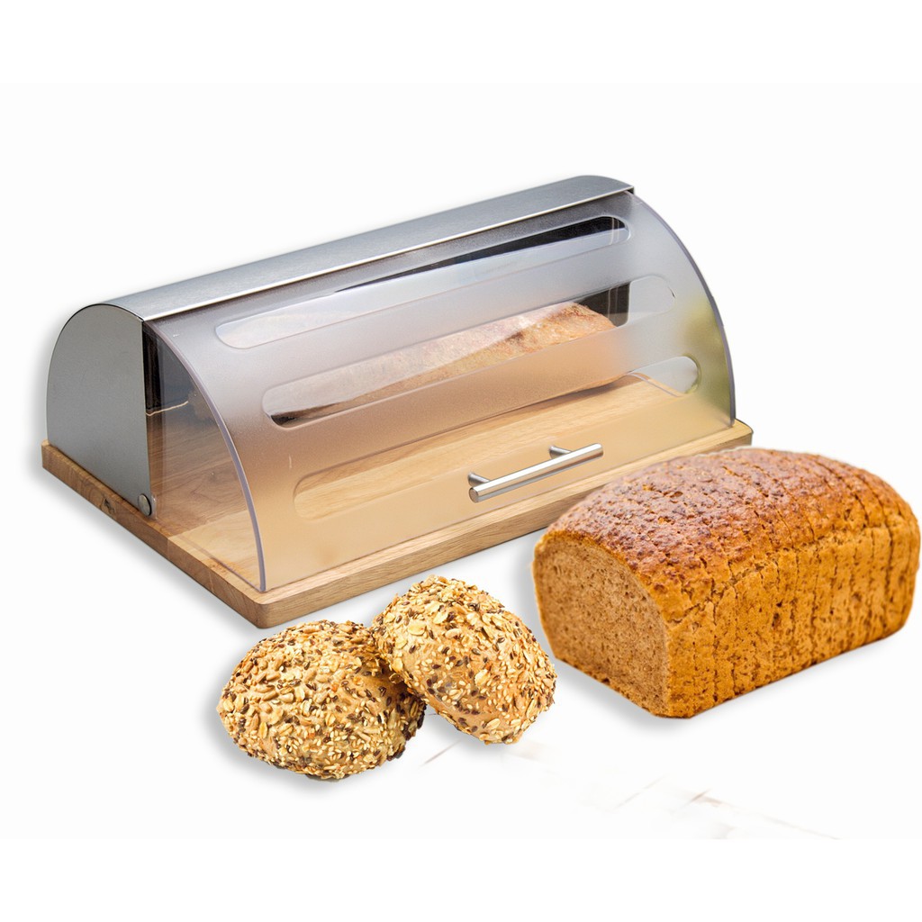 Bread Keeper Wooden Box Shopee Malaysia