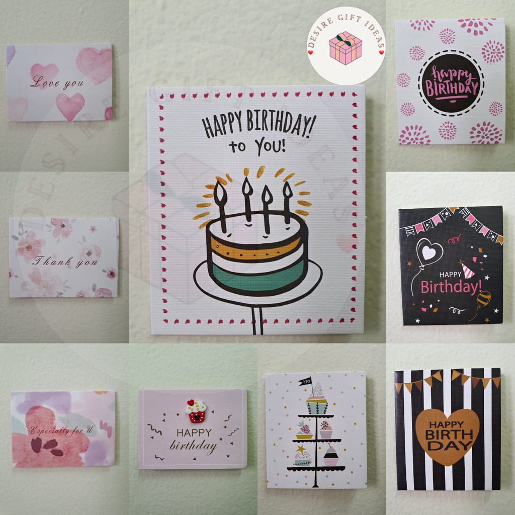 Birthday/ Greeting Card/ Blessing/ Love/ Thank You Card Kad Hari Jadi ...