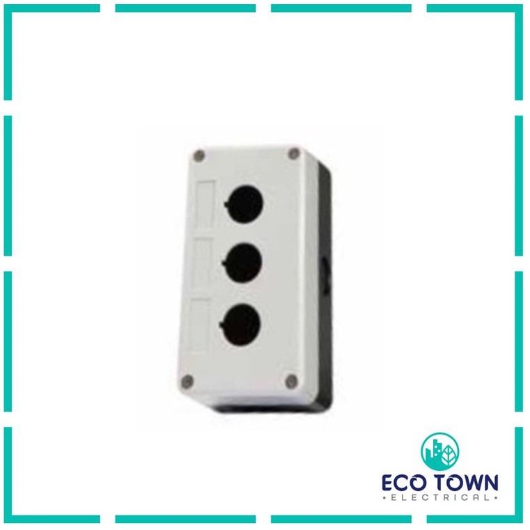 (3 Hole) PVC Enclosure Junction Box for 22MM Push Button Electrical ...