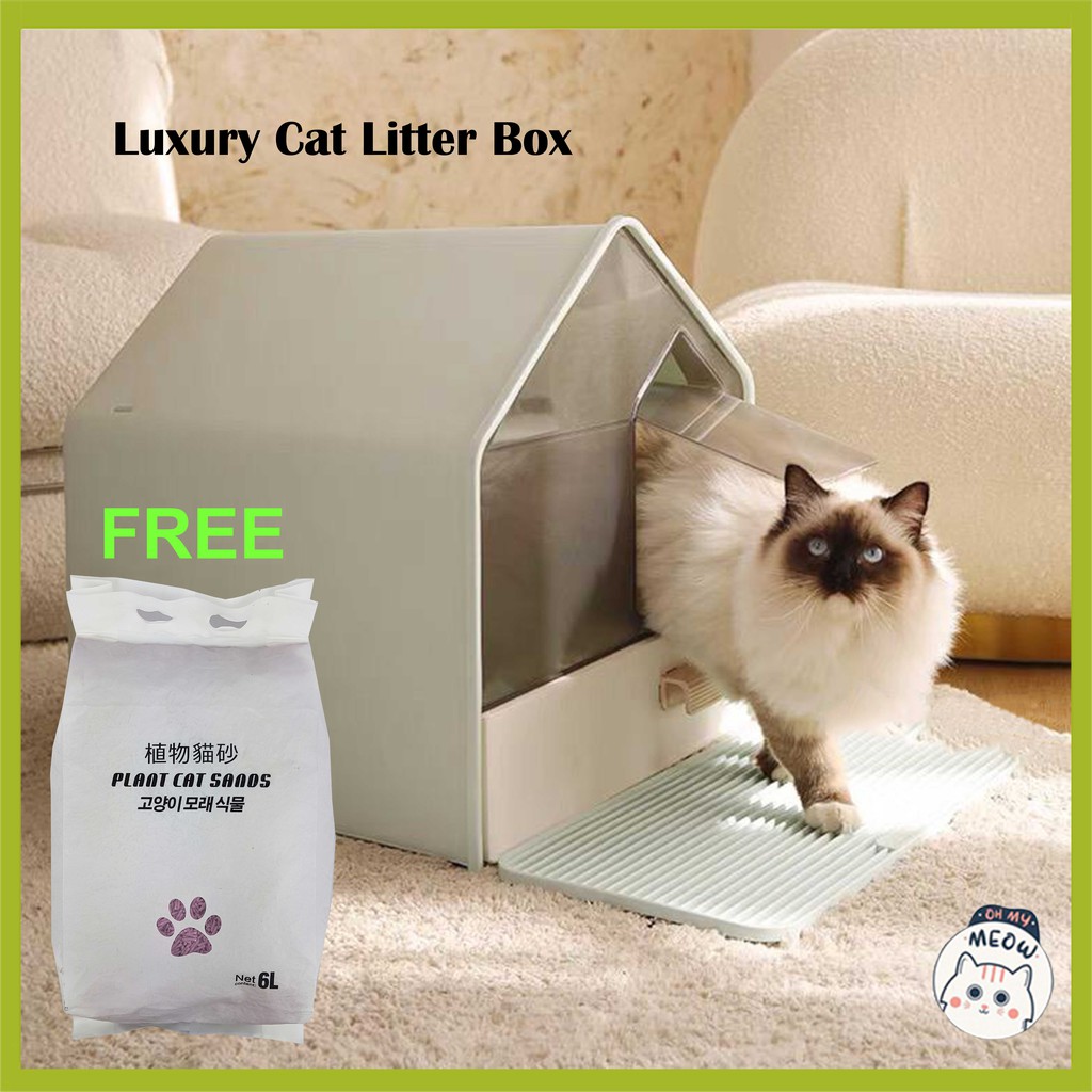 Luxury cat litter box sale