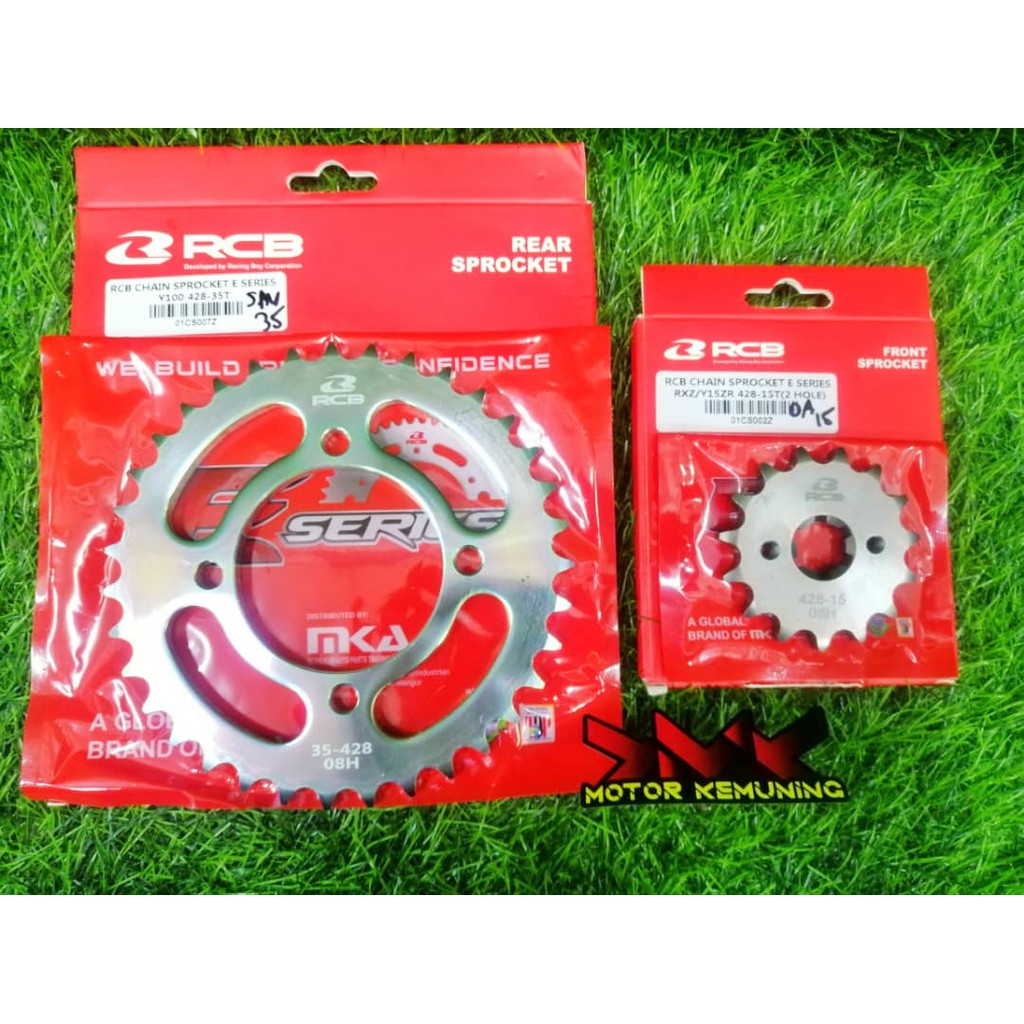 RCB CHAIN SPROCKET SPOKET E SERIES RXZ / LC / Y125 / SRL110 /428HS 100% ...