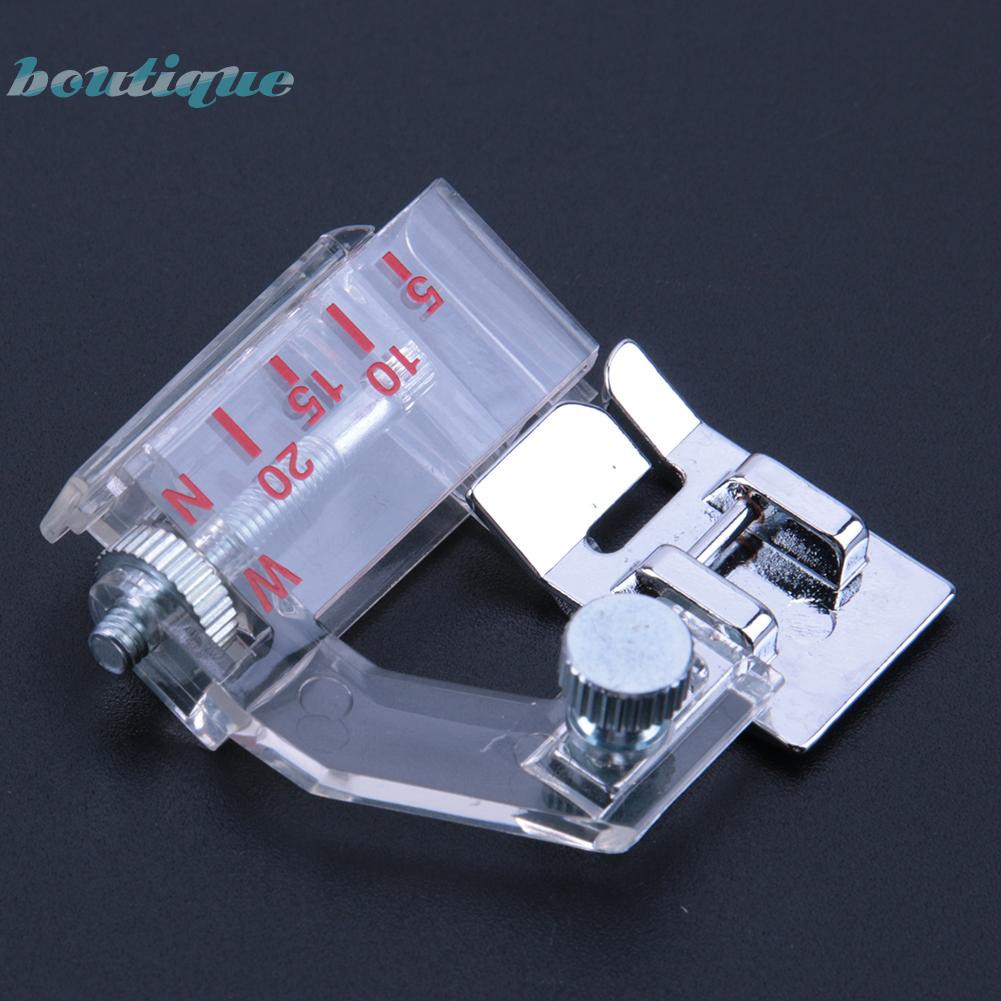 Ainna bouUniversal Adjustable Bias Binder Presser Foot Binding Feet