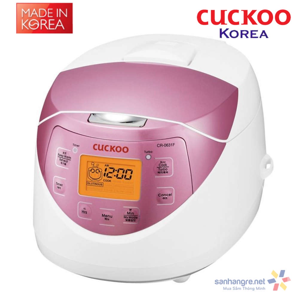 Cuckoo CR0631F Electronic Rice Cooker 1L Capacity Made In Korea