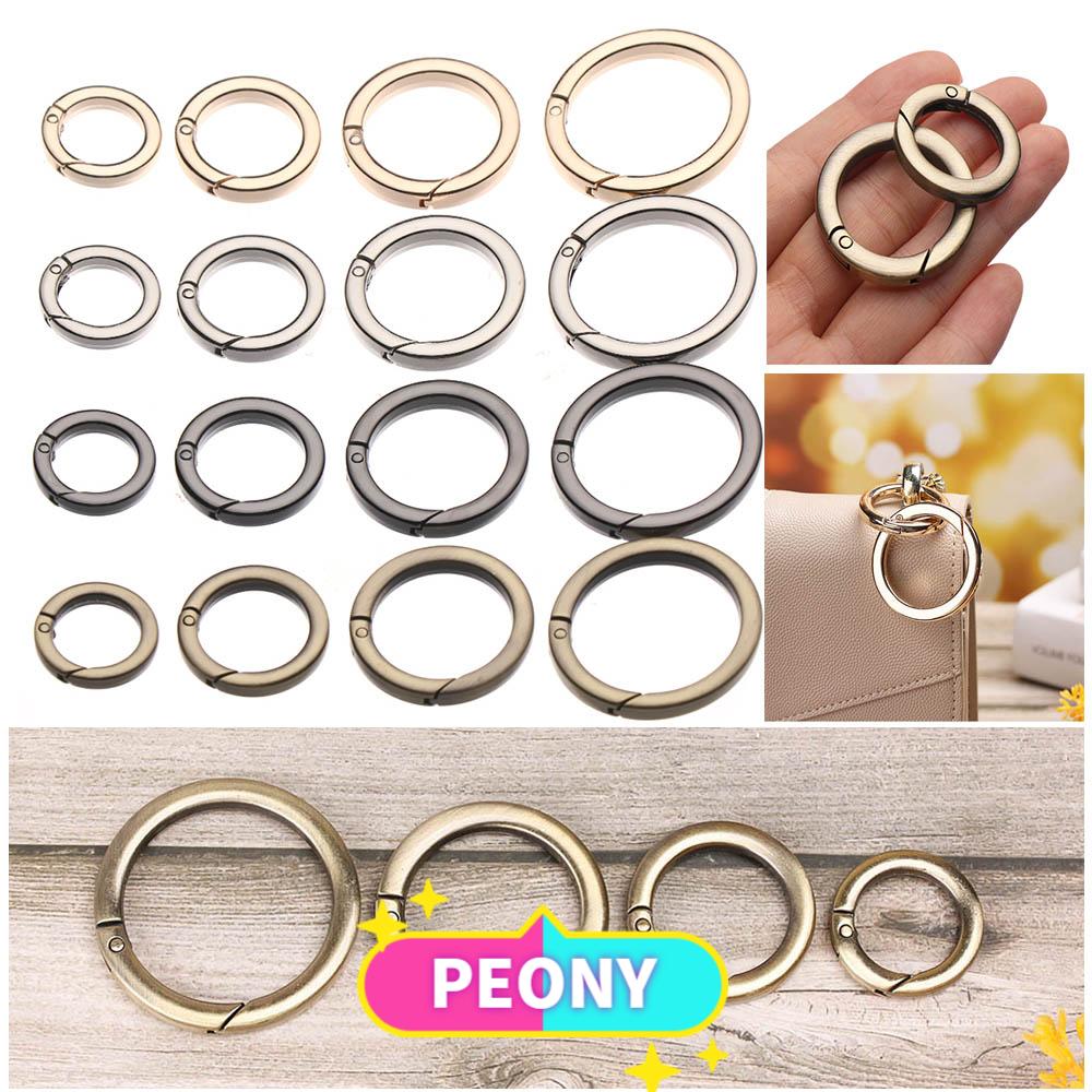PEONY 1pc 19/25/32/38mm Spring O-Ring Buckles Black gold silver Bag ...