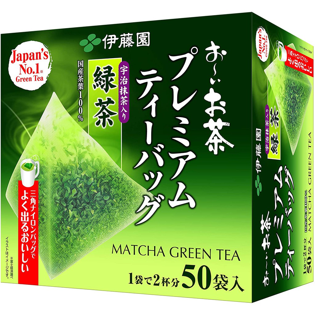 ITO EN Uji Matcha Green Tea Oi Ocha Premium Tea Bags 50 Packs Authentic