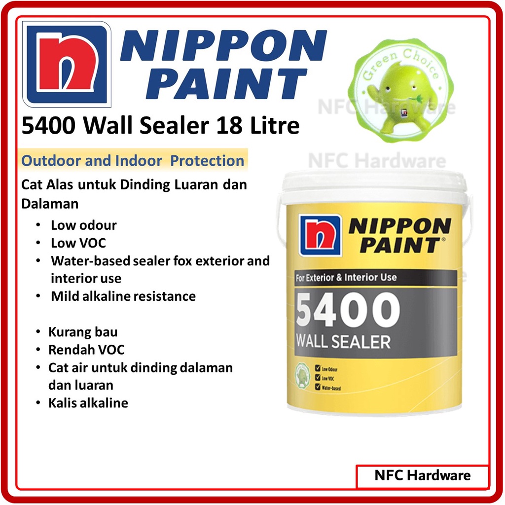 Nippon Paint 5400 Wall Sealer 18 Litre 