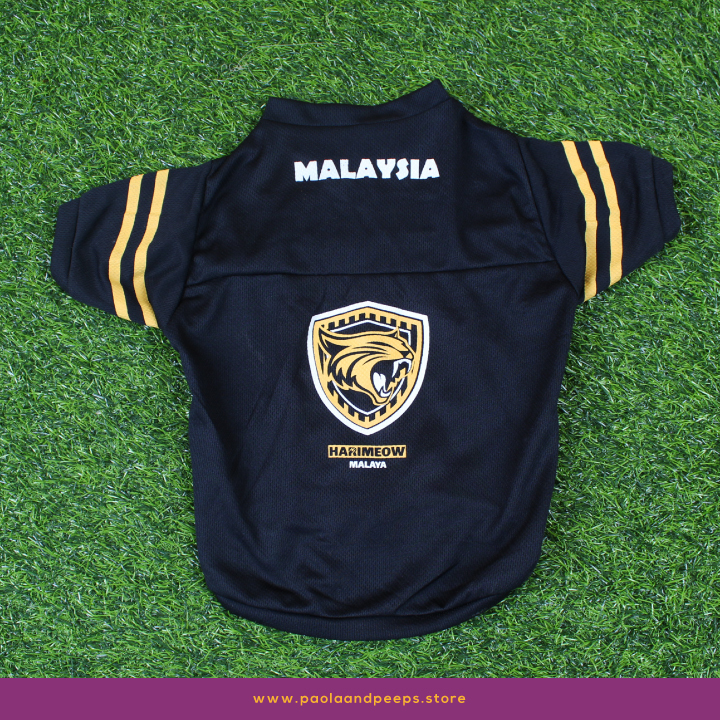 Jersey Kucing ] Harimeow Malaya Cat Jersey Black