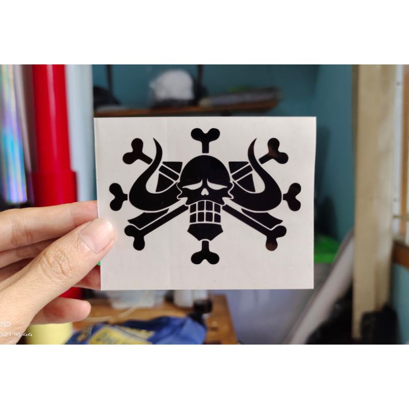 Kaido one piece sticker custom cutting anime sticker | Shopee Malaysia