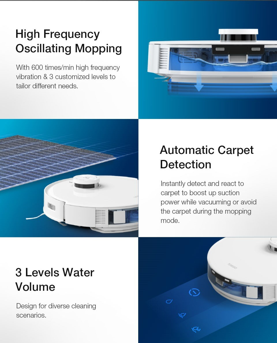 ECOVACS DEEBOT T10 Robot Vacuum Cleaner Upgraded AIVI 3D Technology