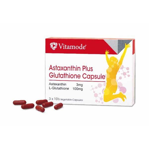 aurum glutathione Vitamode Astaxanthin Plus Glutathione Capsule 30s