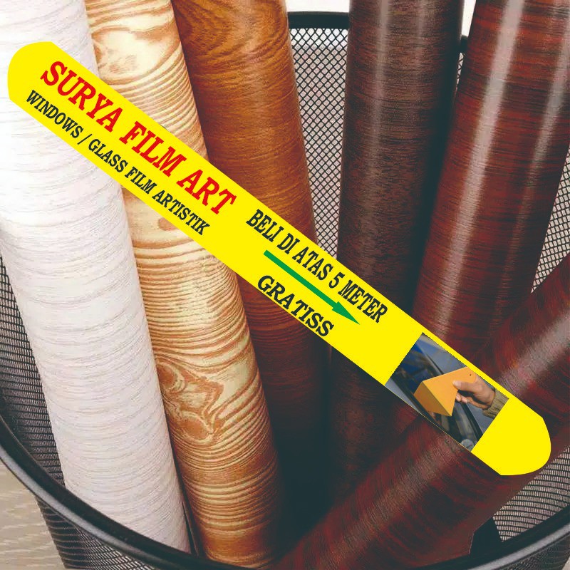 Wood Floor Stickers / Wardrobe Layer Stickers / Wood Stickers Shopee