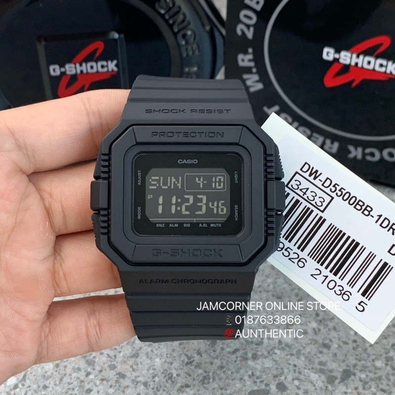 G shock dw d5500bb sale