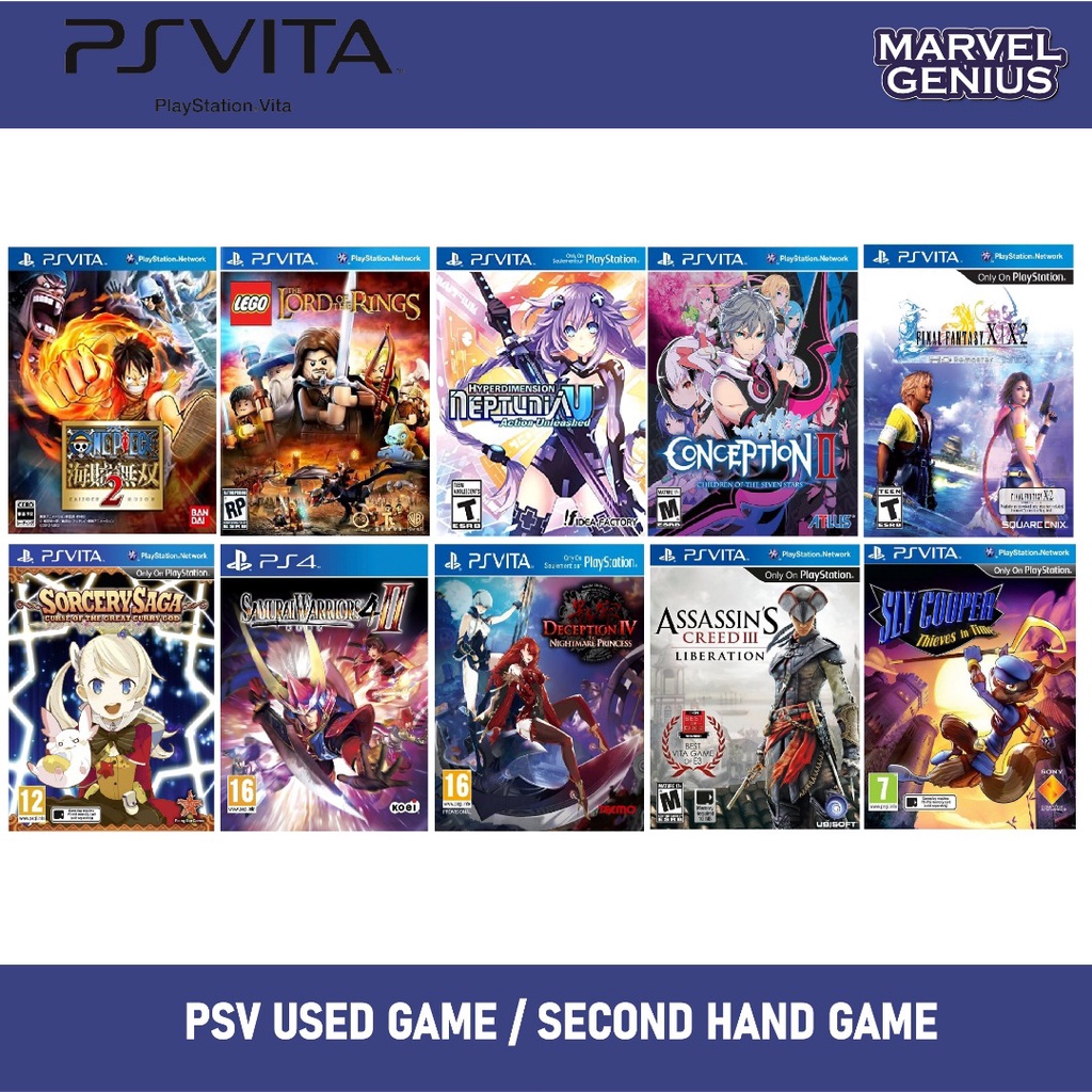 PRE OWNED SONY PSVITA GAME I 2ND GAME PLAYSTATION VITA I PSV Used Game