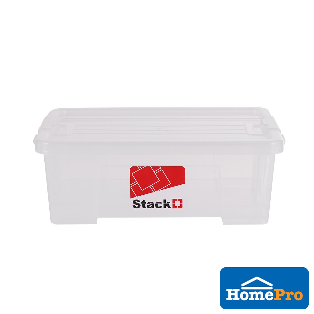 HOMEPRO STACKO PLASTIC STORAGE BOX CONTAINER BOX A4 6651 10L W27.5xD41 ...