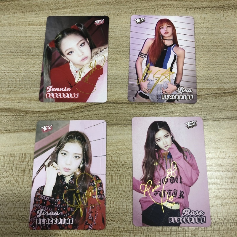 Blackpink Signature Printed Photocard Set | Shopee Malaysia
