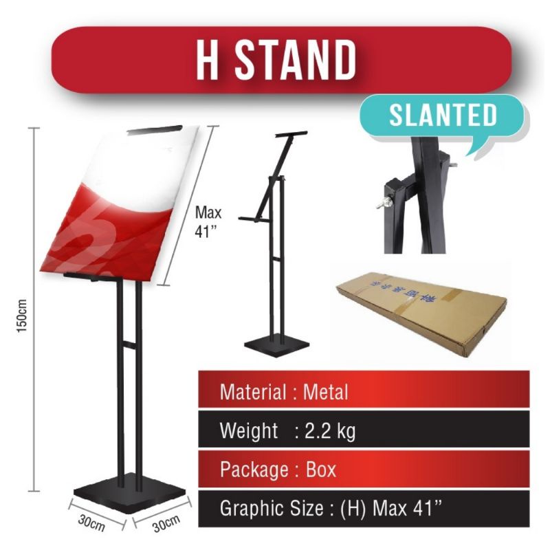 (Ready Stock) H Stand ( Slanted ) | Shopee Malaysia