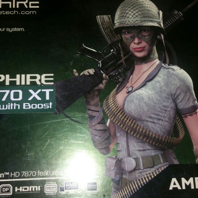 Graphic card Sapphire HD 7870 XT 2gb Shopee Malaysia