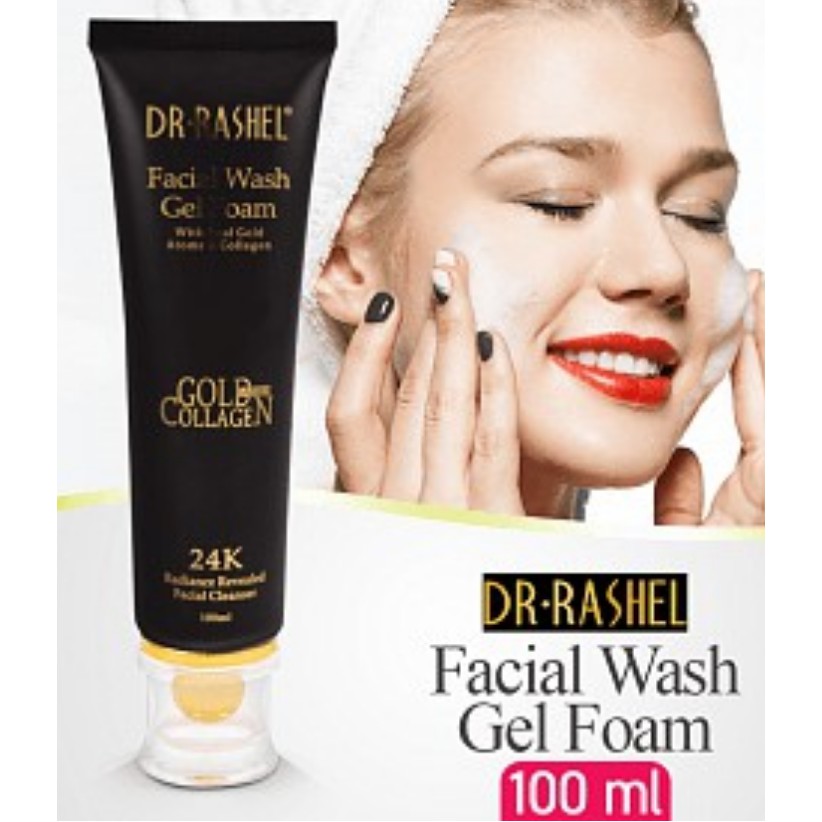 DR.RASHEL 24k facial wash gel foam Shopee Malaysia