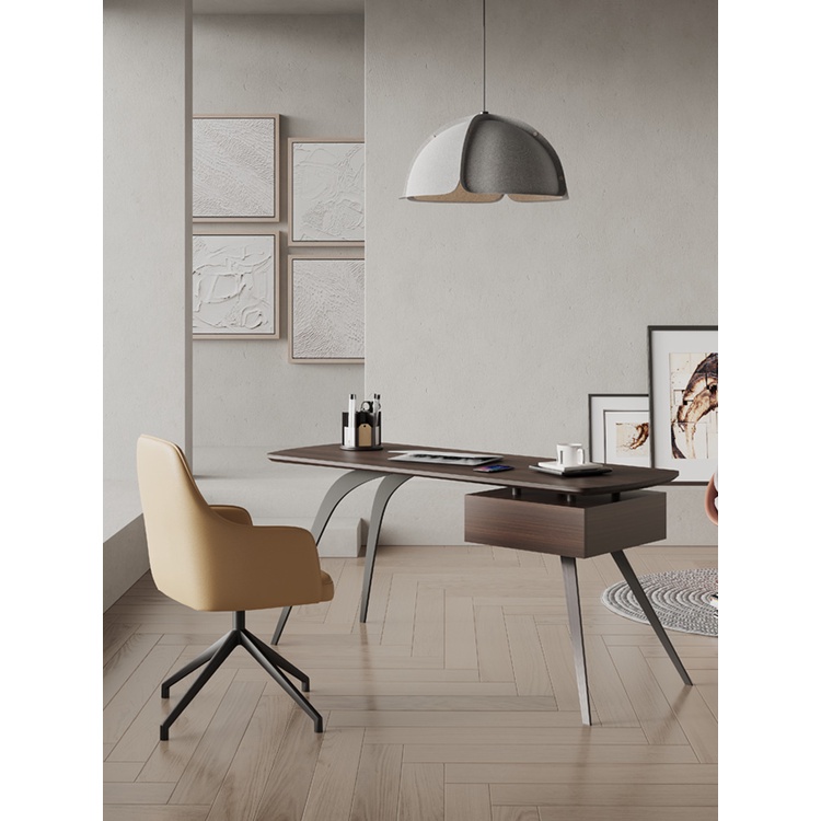 JItalian Minimalist Desk Modern Minimalist Small Apartment Home Desk