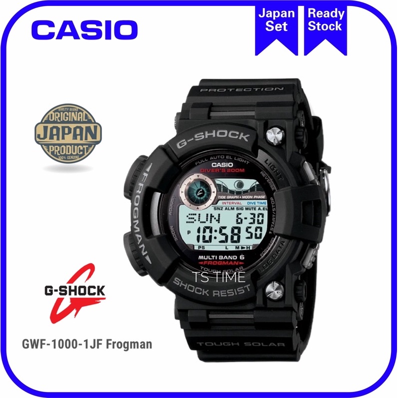 Casio G SHOCK Frogman GWF 1000 1JF GWF 1000 Shopee Malaysia