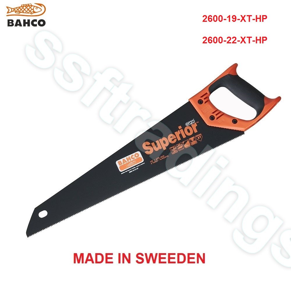 BAHCO SUPERIOR ERGO HAND SAW / BACHO 2600XTHP / MADE IN SWEEDEN