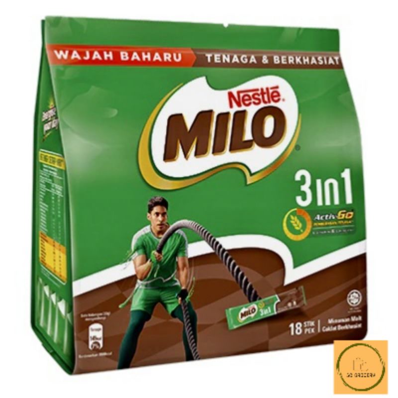 Nestle Milo 3 in 1 (18sticks) 【Exp: 10/2025】 | Shopee Malaysia