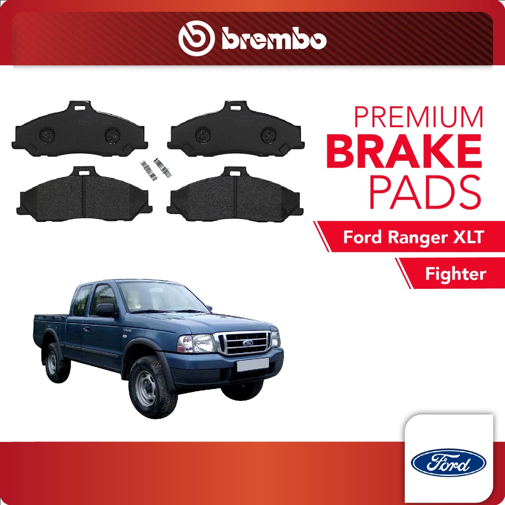 BREMBO Front Pads (1 set) - Compatible with Ford Ranger XLT, Mazda ...