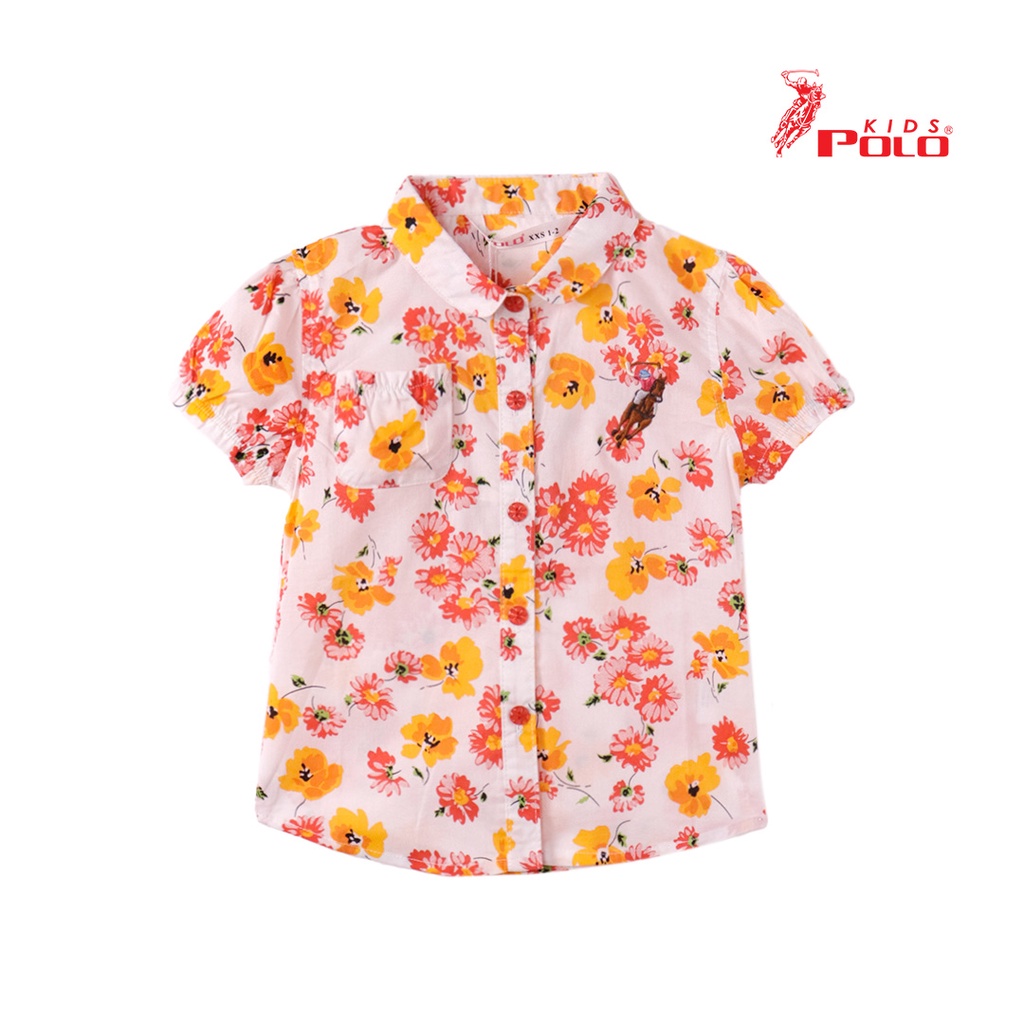 Floral polo for kids online
