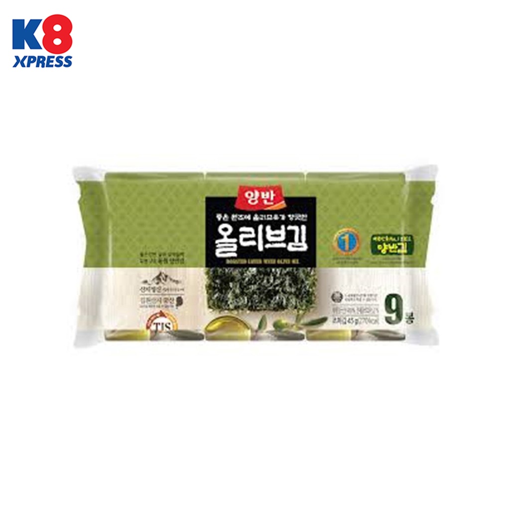 [Dongwon] Yangban Sesame Oil Seasoned Laver 4.5g x 16 pack