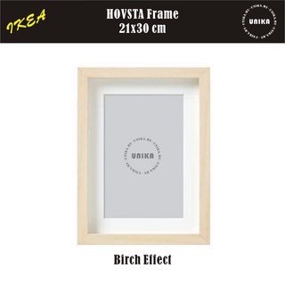 I~KEA - HOVSTA Frame Birch / Dark Brown 21x30 cm