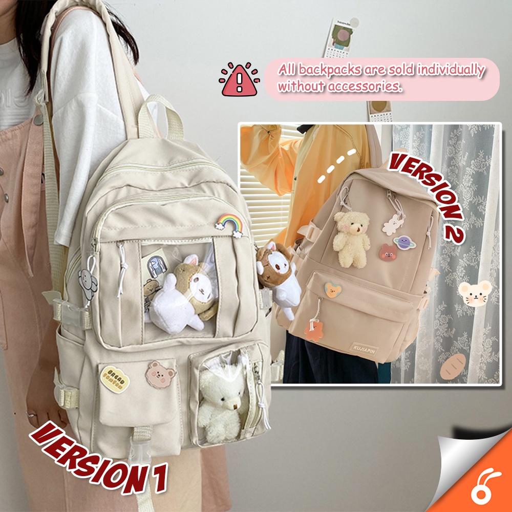 Korean hot sale backpack shopee