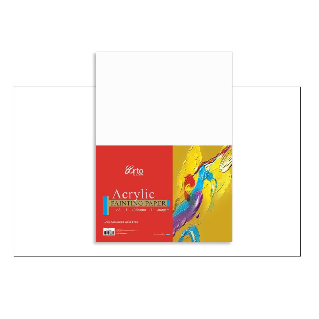 Campap ARTO Linen Canvas Texture A3 360 gsm Acrylic Paper