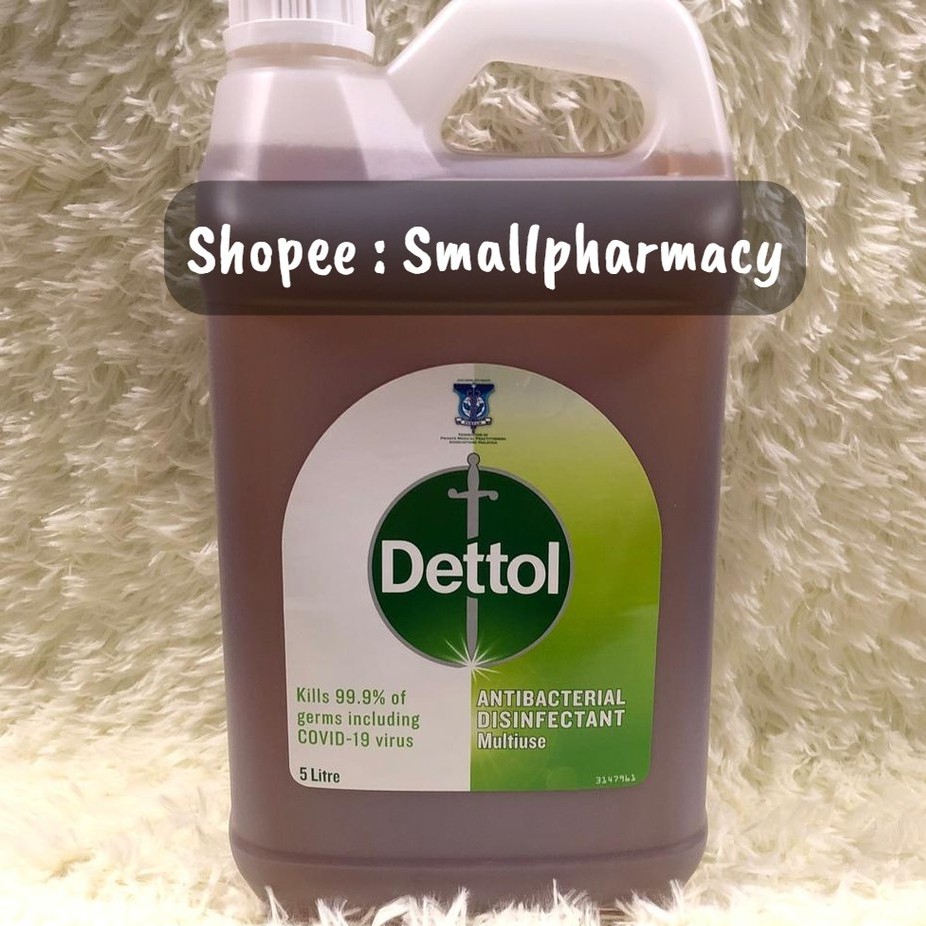 Dettol Brown Antiseptic Liquid 5000ml 5l 600068 Shopee Malaysia