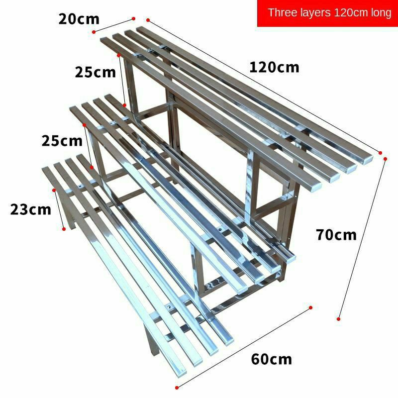 [ READY STOCK ] Sabah Rack Flower Display Metal Stainless Steel ...