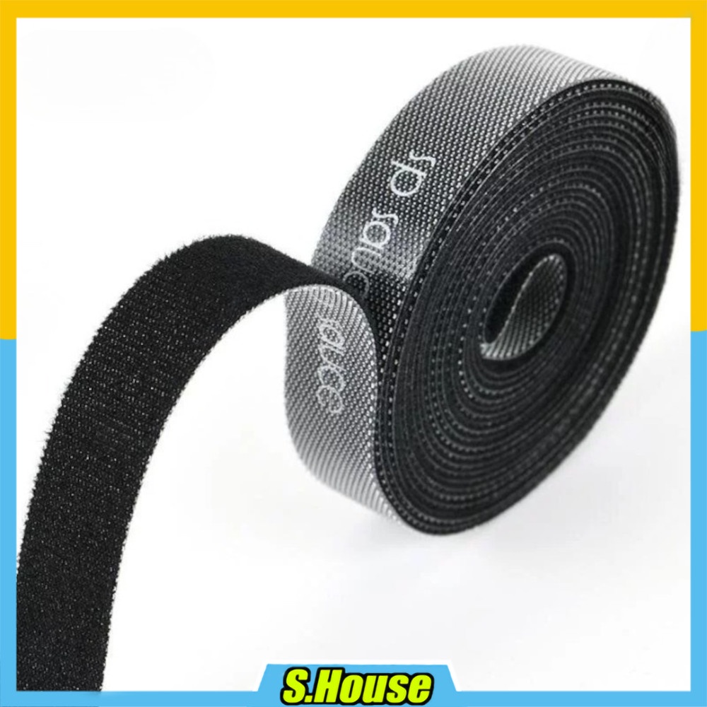 Velcro Tie Tape Clip Clamp Holder Wire Cable Cord Charger Organizer ...